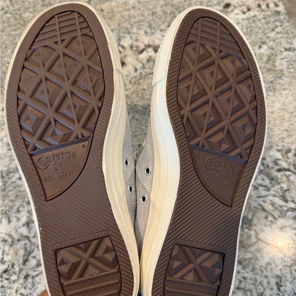 Converse Silver High-Top Sneakers - Picture 3 of 3